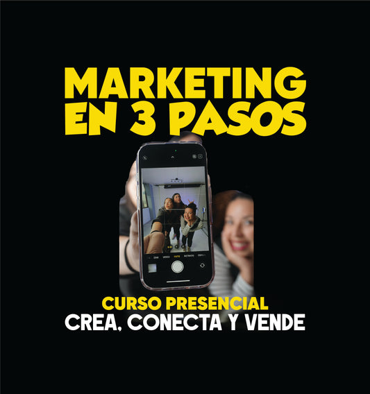 MARKETING EN 3 PASOS - ONLINE O PRESENCIAL