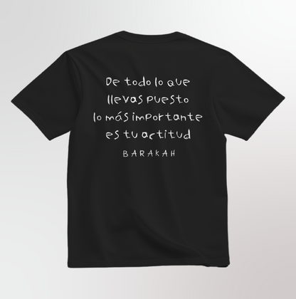 T-SHIRT REGULAR FIT - ACTITUD BLACK