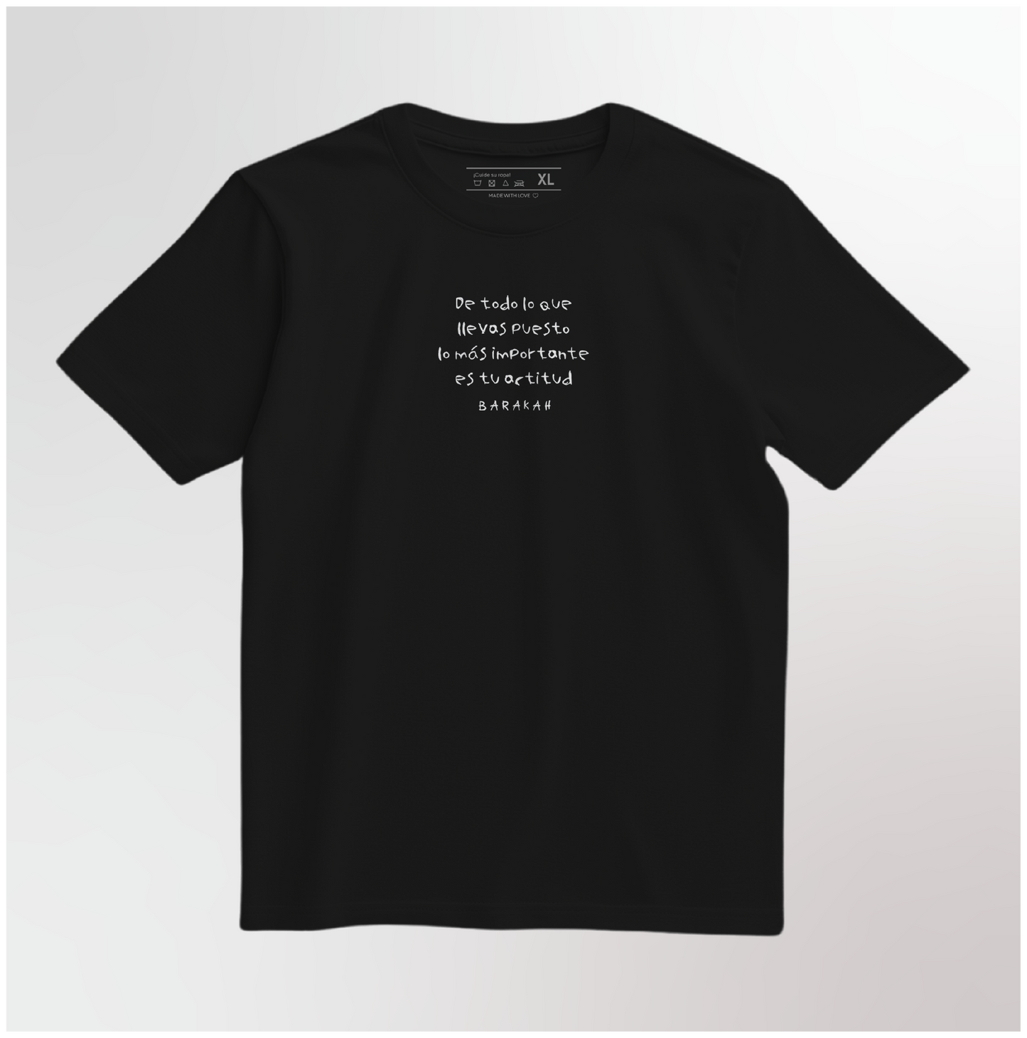 T-SHIRT REGULAR FIT - ACTITUD BLACK
