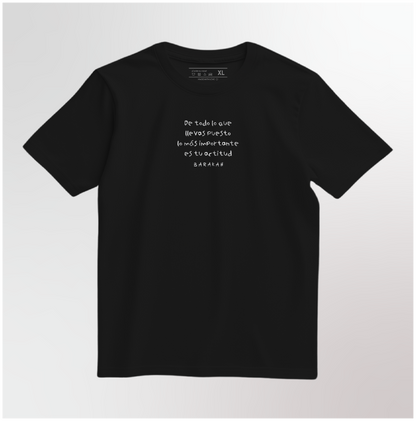 T-SHIRT REGULAR FIT - ACTITUD BLACK
