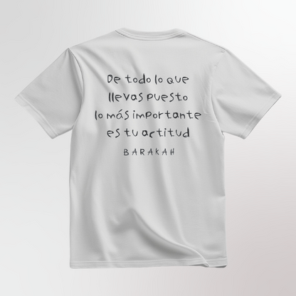 T-SHIRT REGULAR FIT - ACTITUD WHITE
